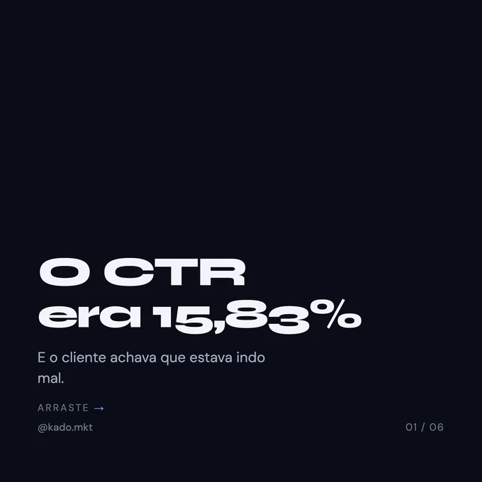 Peça do Instagram sobre um número ótimo escondendo um problema.